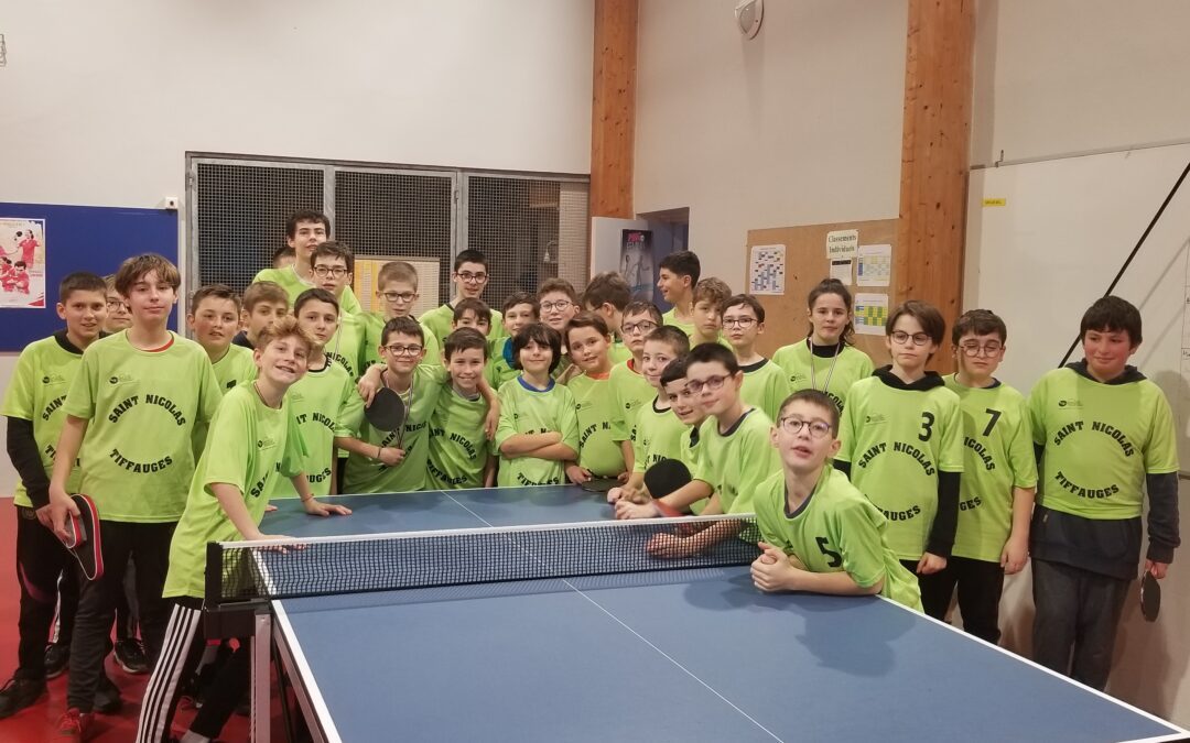 AS : Tennis de table secteur 18 janvier